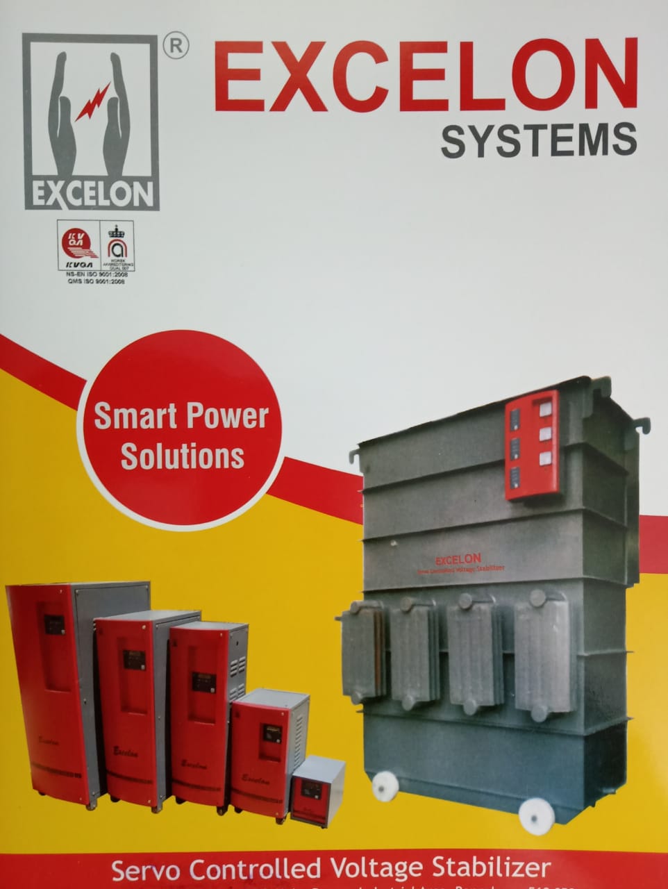 Excelon servo stabilizer product catalogue